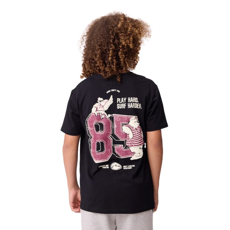 Remera Rusty Kalbar Niño - Negro Remera Rusty Kalbar Niño - Negro