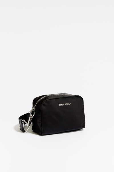 BOLSO BANDOLERA PEQUEÑO NYLON Plata