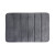 Alfombra Baño con Memoria Home Class Microfibra 43 x 61 cm GRIS OSCURO