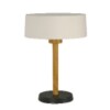 VELADOR DE MESA E27 MADERA Y NEGRO VELADOR DE MESA E27 MADERA Y NEGRO
