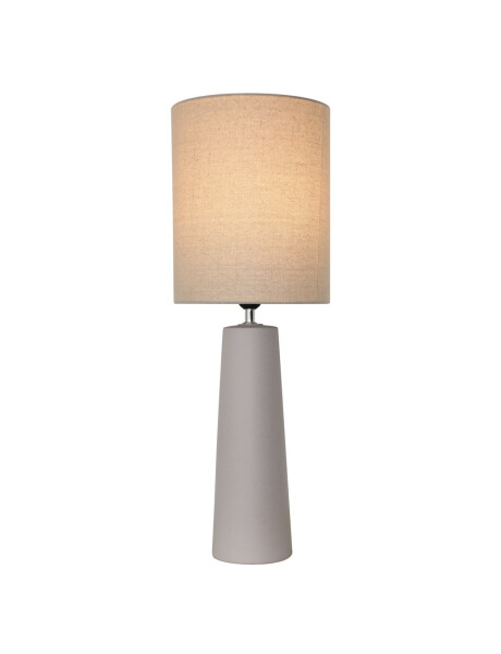 LAMPARA DE MESA CERAMICA D25x68.5CM TAUPE LAMPARA DE MESA CERAMICA D25x68.5CM TAUPE
