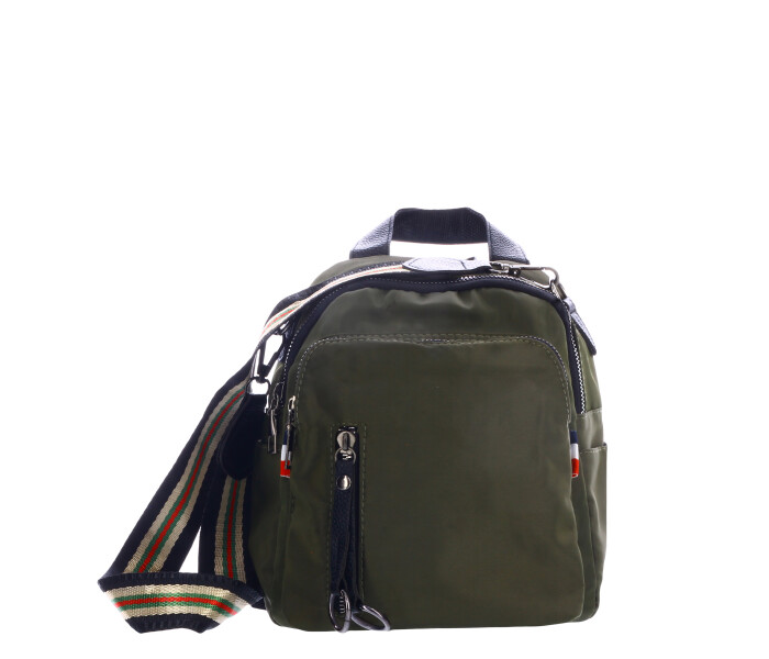 Mochila Miss Carol CARNIVAL de tela Verde