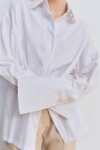 CLASSIC SHIRT PUÑOS Blanco Y Beige