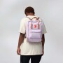 Mochila Fjallraven Kanken Rainbow Unisex Pastel Lavender-Rainbow