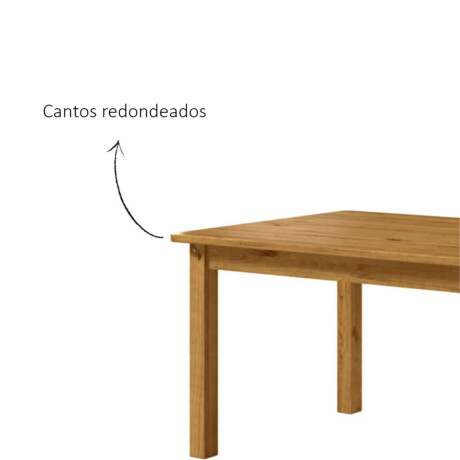 Mesa de Madera Maciza 120 cm Italia