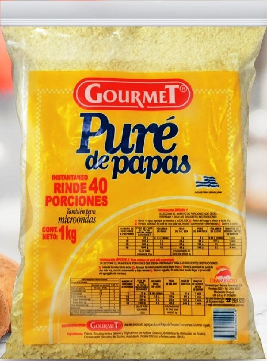 PURE DE PAPAS GOURMET 1K 