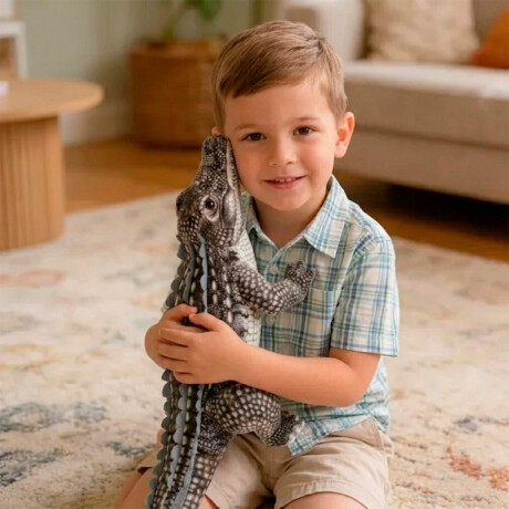 Peluche Animales Realistas Suaves Infantil Apego Cocodrilo