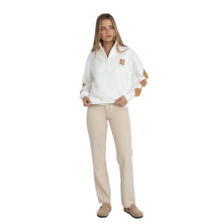 Buzo Rhythm Solitude 1/4 Zip Blanco