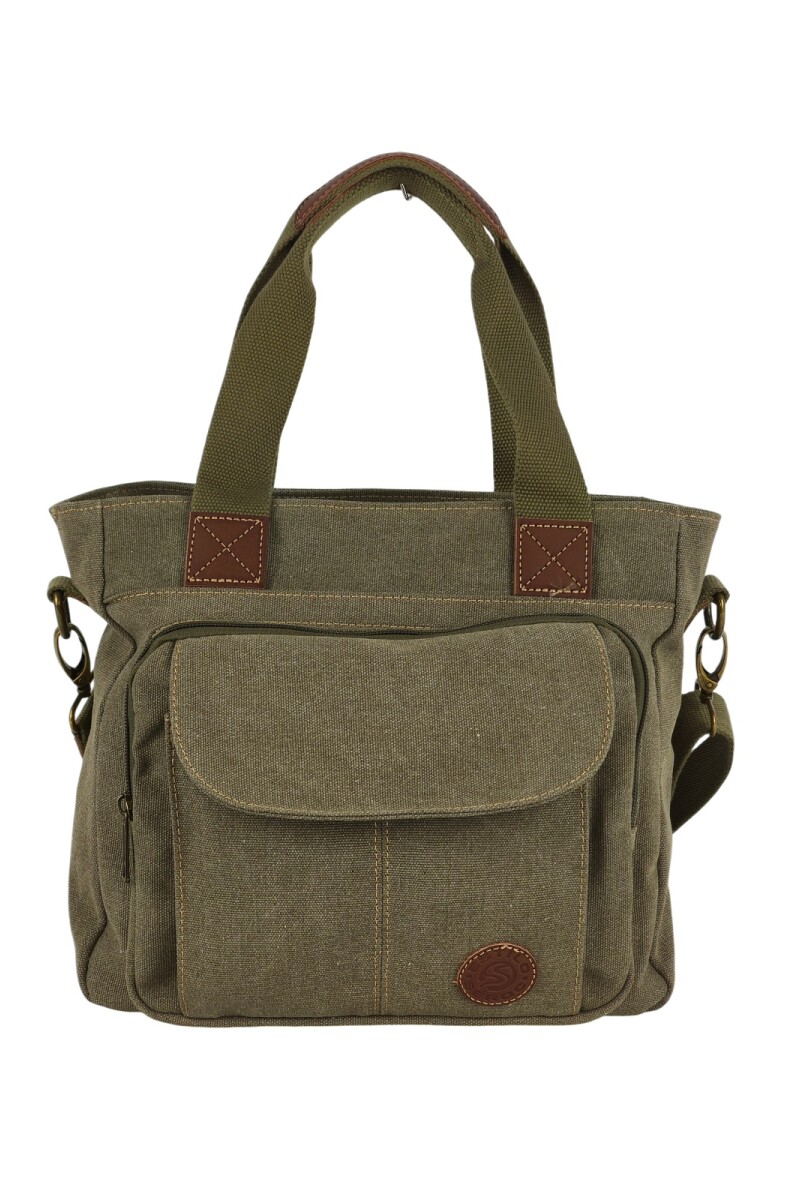 Bolso de lona cartera Verde