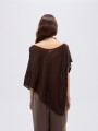Poncho Frial Chocolate