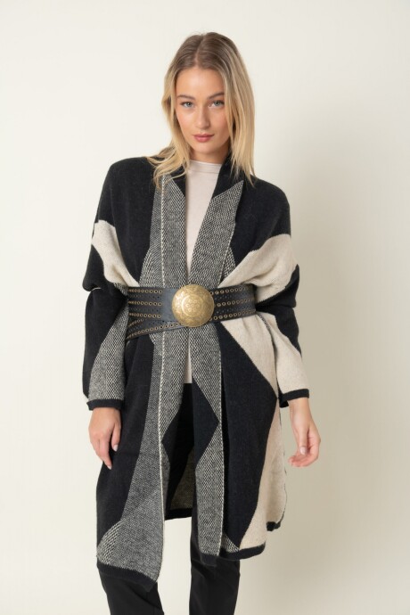SACO CORNALINA Negro