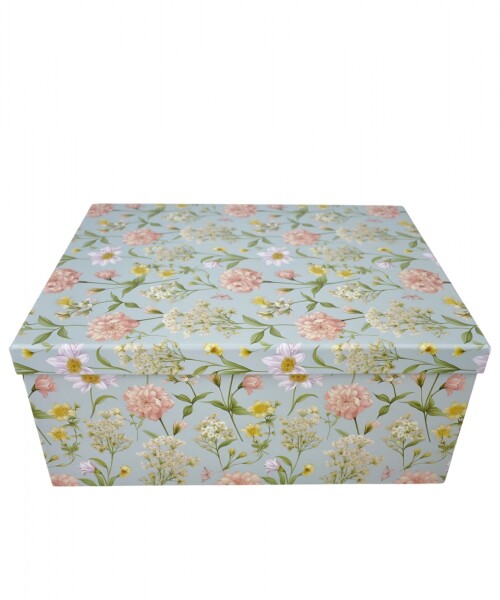 Caja rigida - flores - 28 x 37 x 16 Caja rigida - flores - 28 x 37 x 16