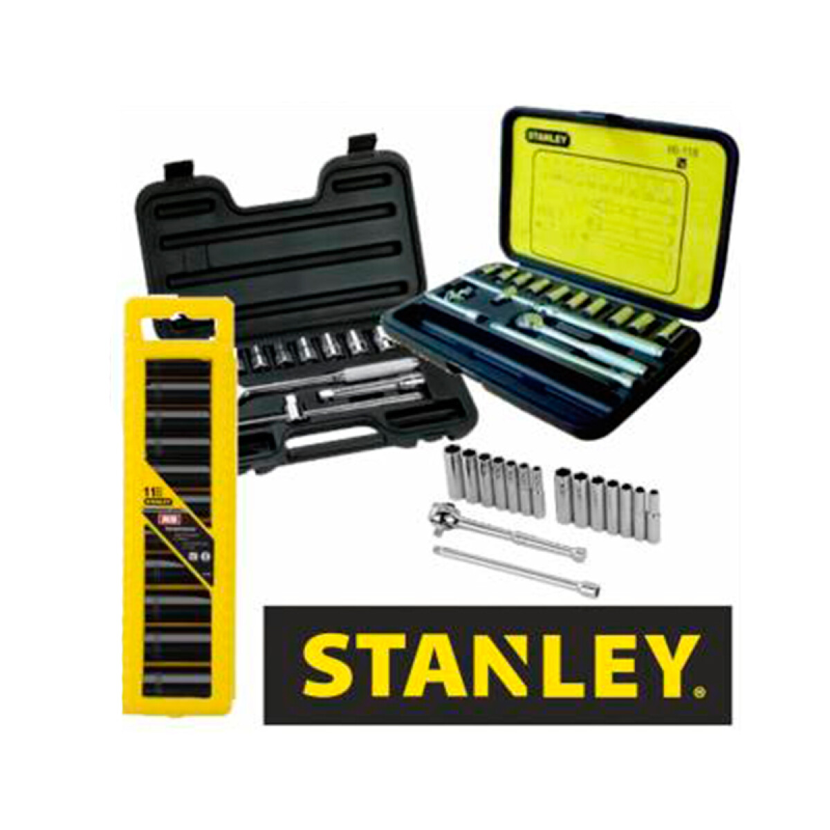 CAJA TUBOS ENCASTRE 1/4 17P. 5/32-1/2 STANLEY ++ - N/a 