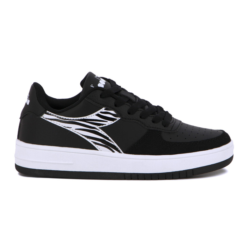 Diadora Champion Spitfire Ii Mujer - Negro/animal Print Negro-animal Print