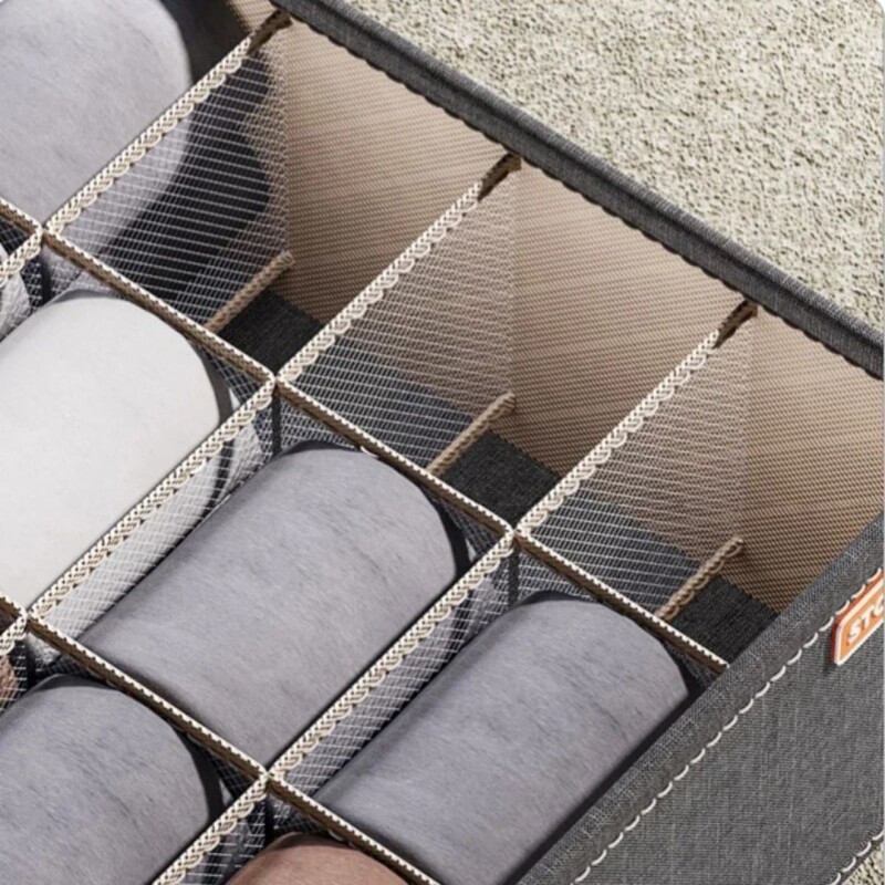 Caja Organizador Ropa Interior Plegable 20 Divisiones Caja Organizador Ropa Interior Plegable 20 Divisiones