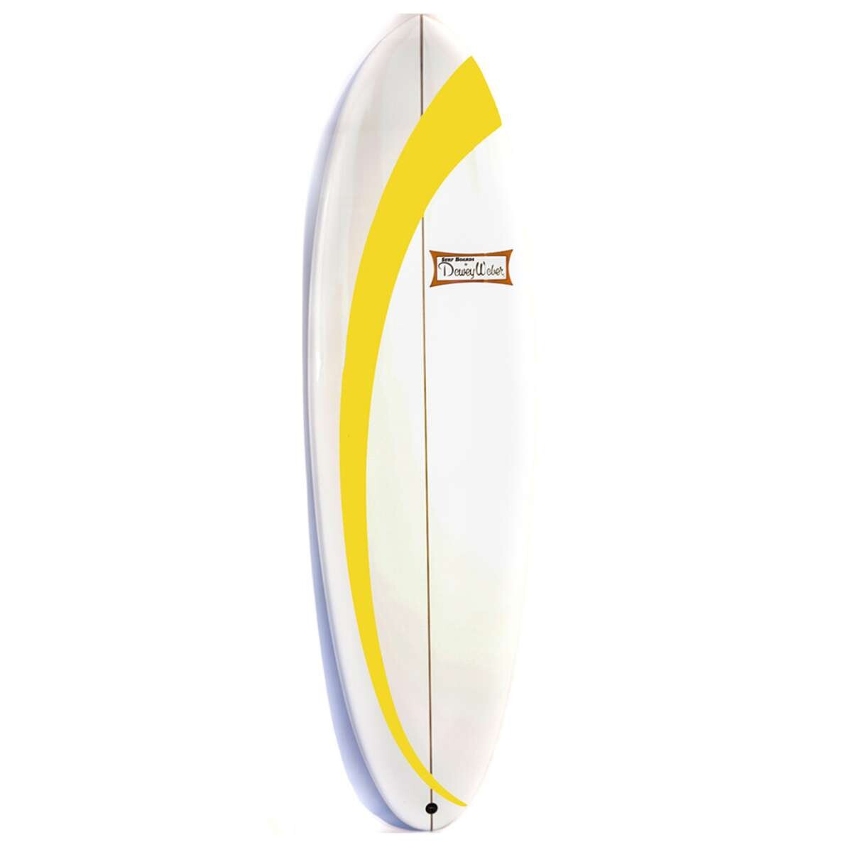 Tabla De Surf Dewey Weber Easy Rider 6'6'' - Blanco / Amarillo 