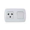 INTERRUPTOR Y TOMA EURO. EXT. TEKNA INTERRUPTOR Y TOMA EURO. EXT. TEKNA