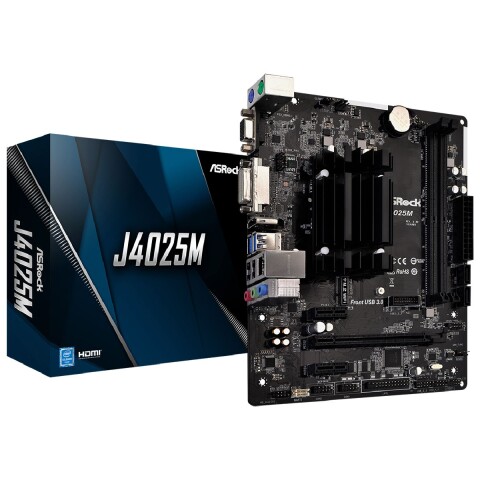 Placa Madre Kit Asrock J4025 M Con Procesador Dual Core PLACA MADRE ASROCK J4025M DUAL CORE DDR4