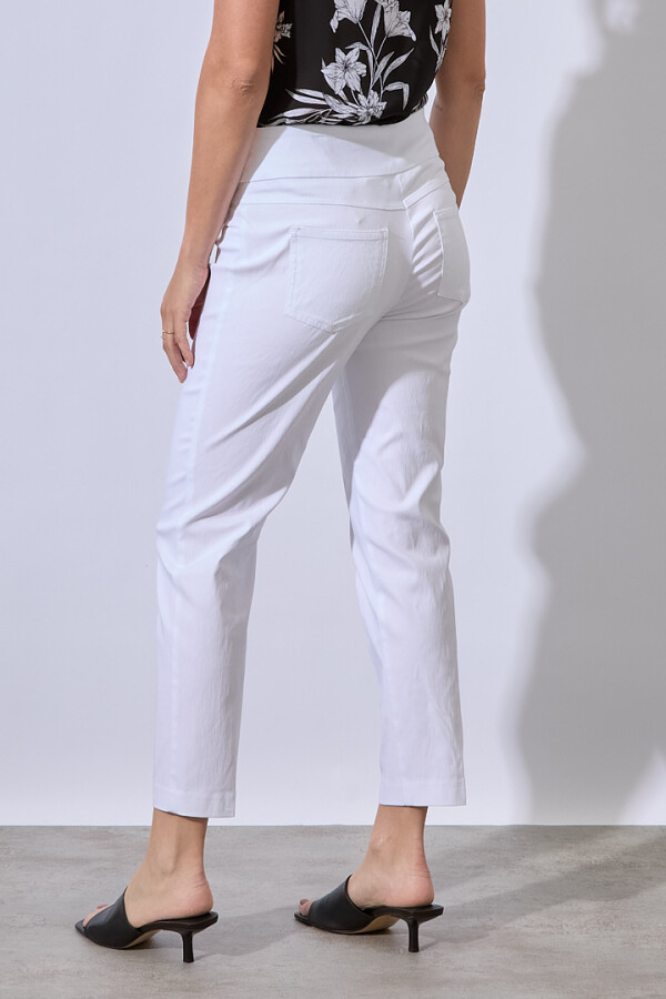 Pantalon Pretina Ancha BLANCO