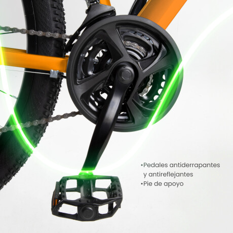 Bicicleta Montaña Bike Ruta R29 Freno Disco Acero Naranja