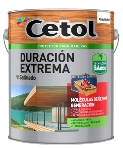 CETOL DURACION EXTREMA SATINADO CEDRO - 4 LT N/A