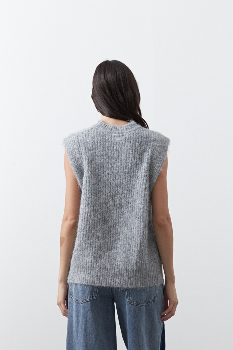 CHALECO BORJA Gris Melange