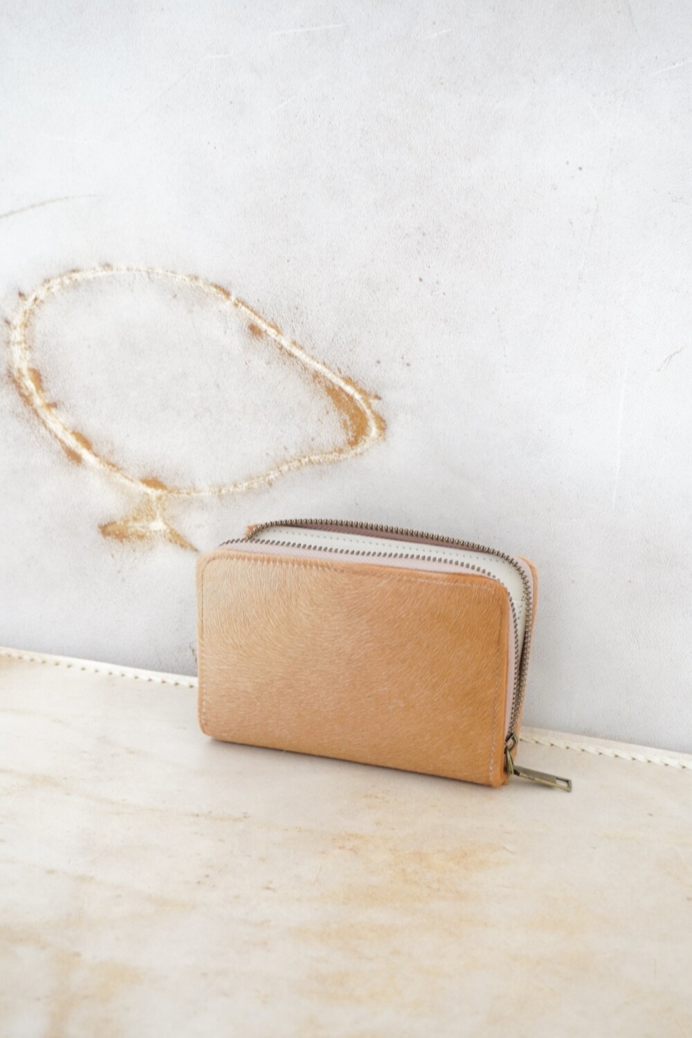 Mini Wallet Beige