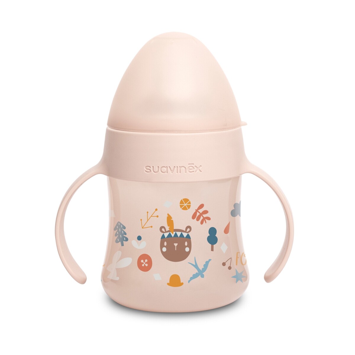 Vaso First Suavinex bebé Forest 150 ml +4m - Rosa claro 