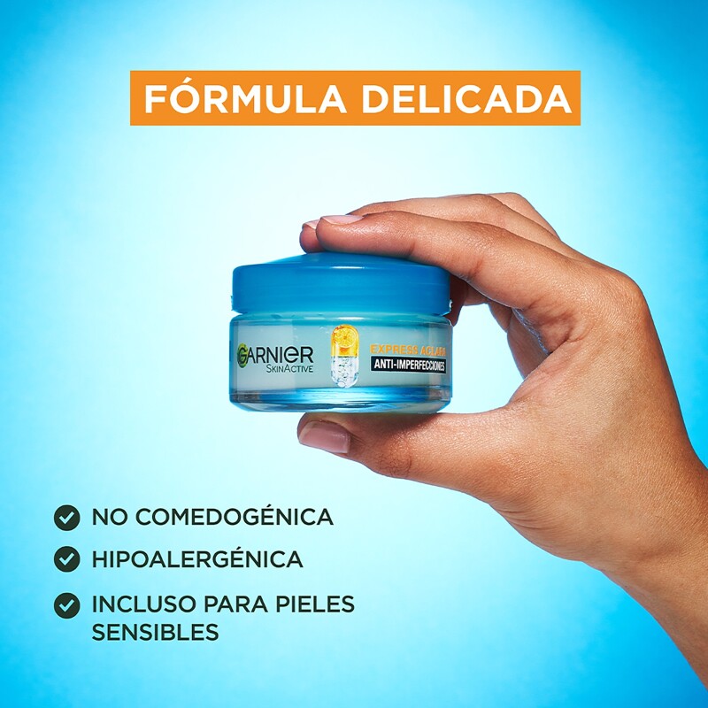 Gel Anti Imperfecciones Express Aclara Garnier 50 Ml. Gel Anti Imperfecciones Express Aclara Garnier 50 Ml.