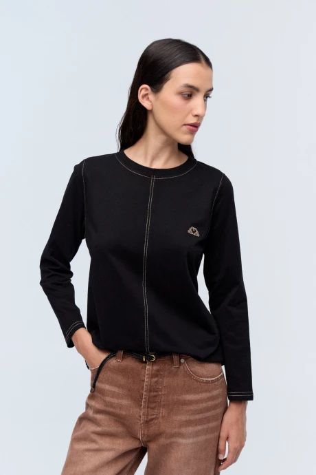 Remera Rosmora Negro