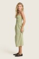 VESTIDO HIDDEN COVE MIDI DRS M-militar