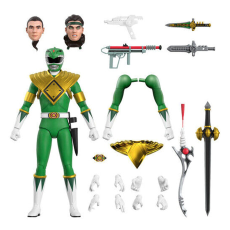 Power Rangers Ultimates • Green Ranger 7" Scale Figure Power Rangers Ultimates • Green Ranger 7" Scale Figure