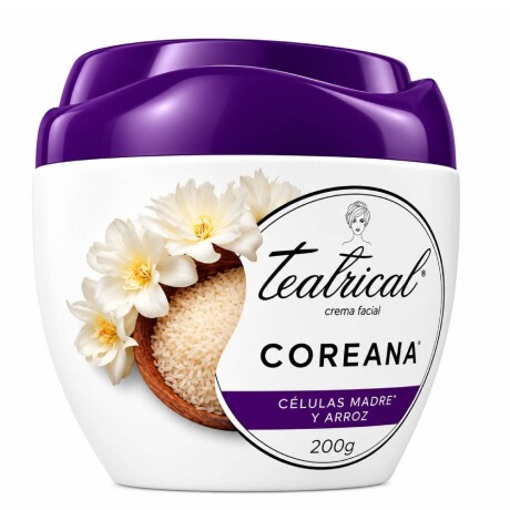 Crema Facial Teatrical Piel Coreana 200g Crema Facial Teatrical Piel Coreana 200g