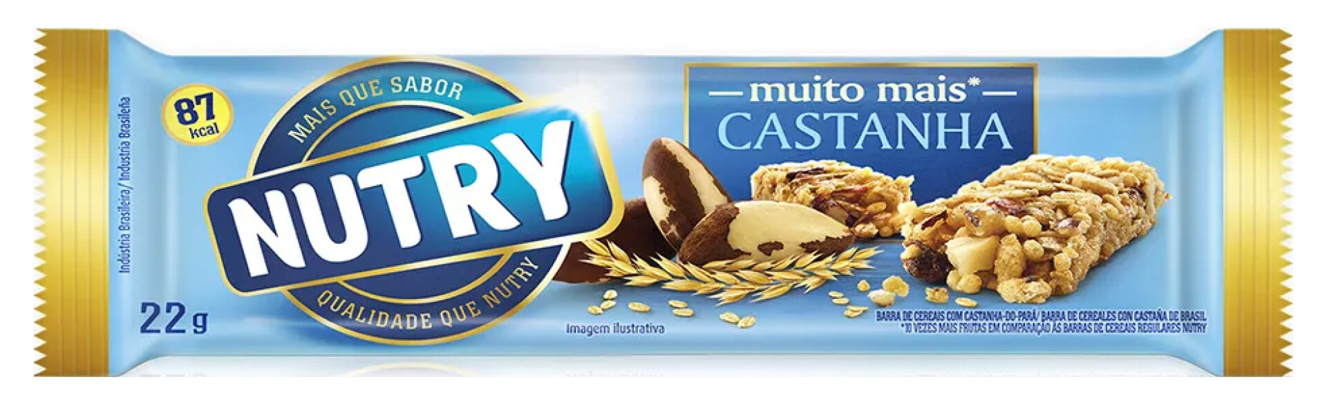 BARRA CEREAL NUTRY CASTAÑAS 22G 