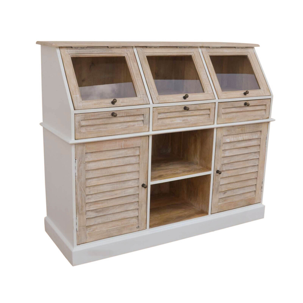 APARADOR MADERA NATURAL-BEIGE COSTA