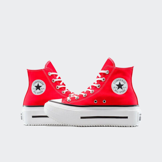 Championes Converse All Star Lift Double Stack Rojo