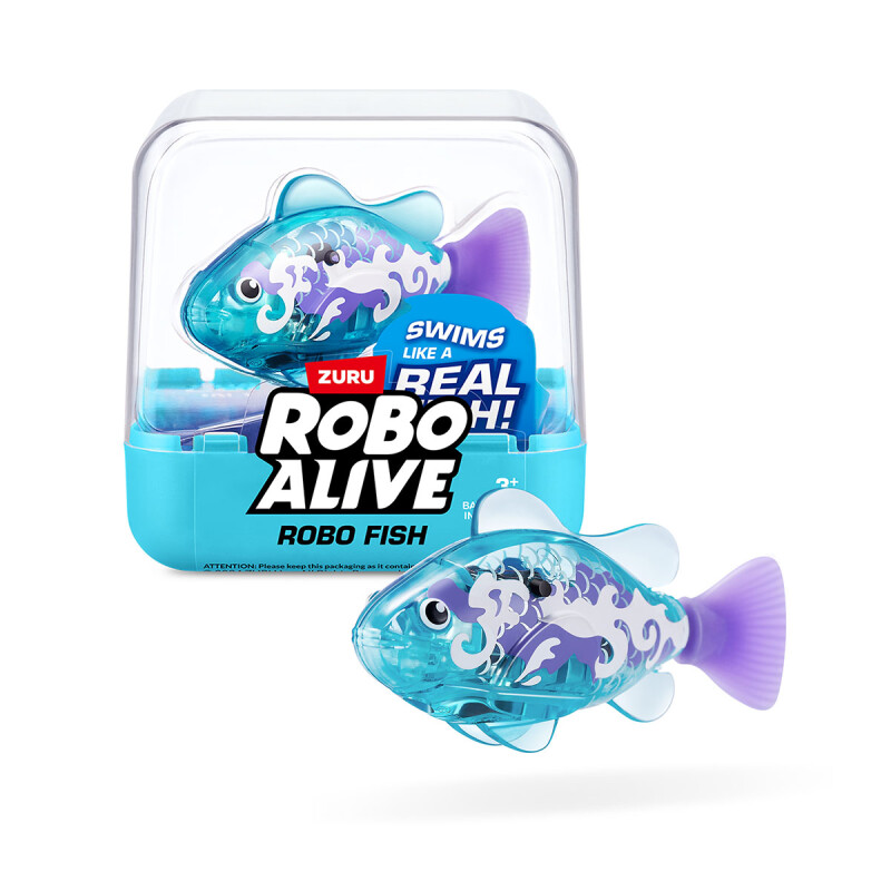 Pez Robótico Nadador Robo Fish Series 3 de Robo Alive Azul