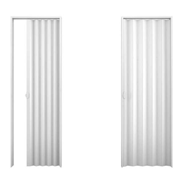 PUERTA PLEGABLE PVC BLANCO - 60x210 CM Puerta Plegable Pvc Blanco - 60x210 Cm