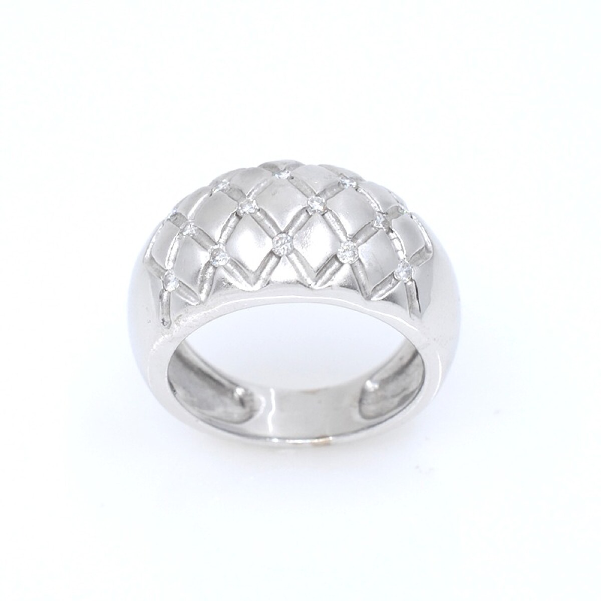 Anillo Oro 18K Con Brillantes 