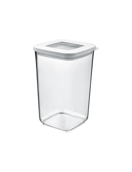 RECIPIENTE CUADRADO "TERRA"1.3LT P/ALIMENTOS SECOS 11x11x18cms RECIPIENTE CUADRADO "TERRA"1.3LT P/ALIMENTOS SECOS 11x11x18cms