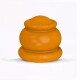 Barrote cortina de metal 2 m + 2 Soportes MARRON CLARO