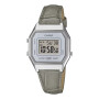 Reloj CASIO RETRO LA680WEL-8A2DF Cuero Gris Esfera 28mm 0