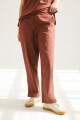 PANTALON LINO STRECH BRICK