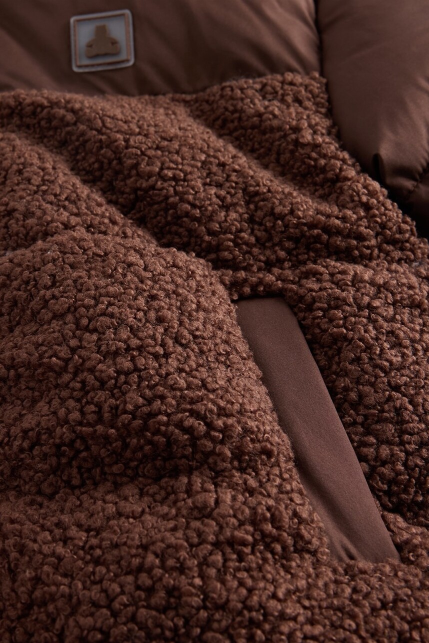 Campera Corderito Toddler Niño Dark Brown