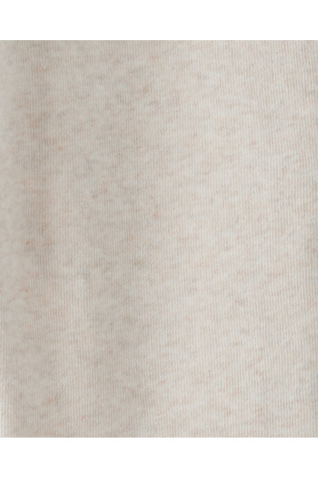 Pantalón deportivo de algodón, crema Sin color