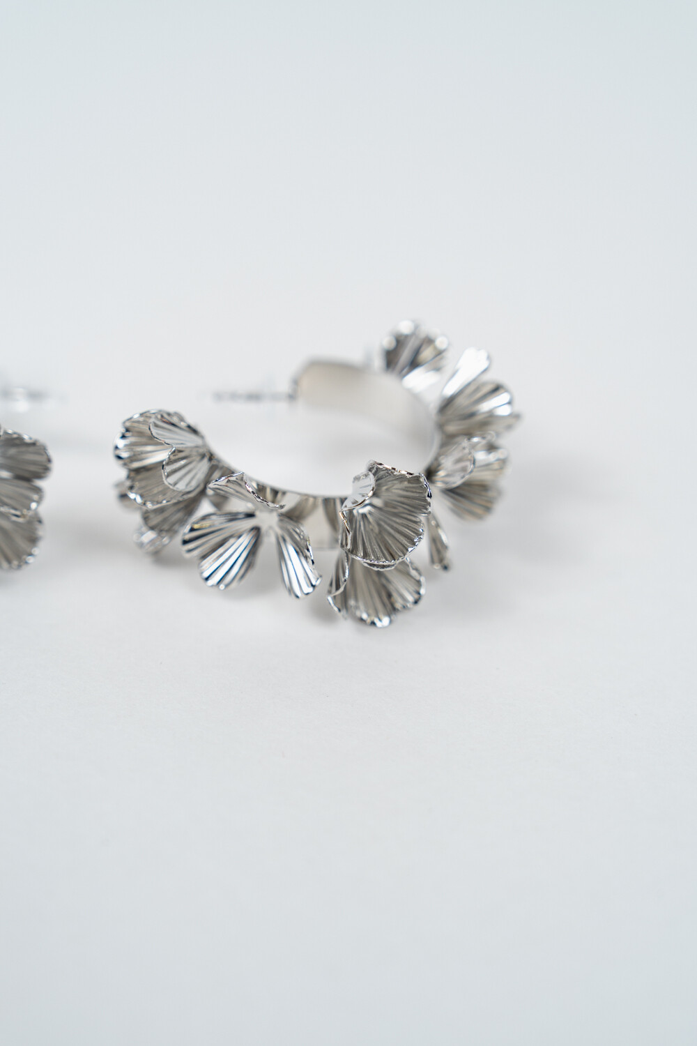 Caravana Pétalos Plateado