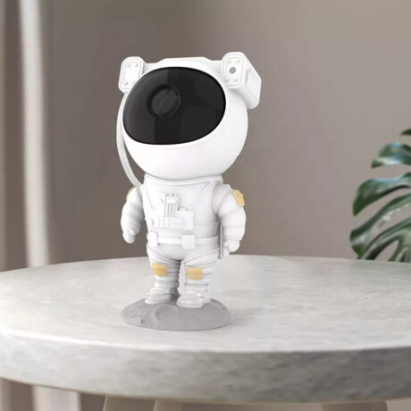 Lámpara Astronauta Proyector Led de Estrellas y Galaxias Blanco