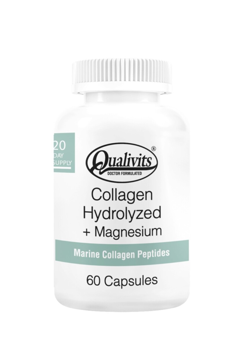 Qualivits Colágeno Hidrolizado + Magnesio 60 Cápsulas – Salud Ósea y Articular