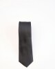 Corbata Microfibra Negro Satinado