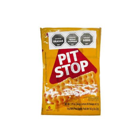 Galletita Pit Stop MARILAN Pack X 6 Unidades 27 Grs (cada una) GALLETITA PIT STOP (02) QUESO MARILAN PACK X6 27g
